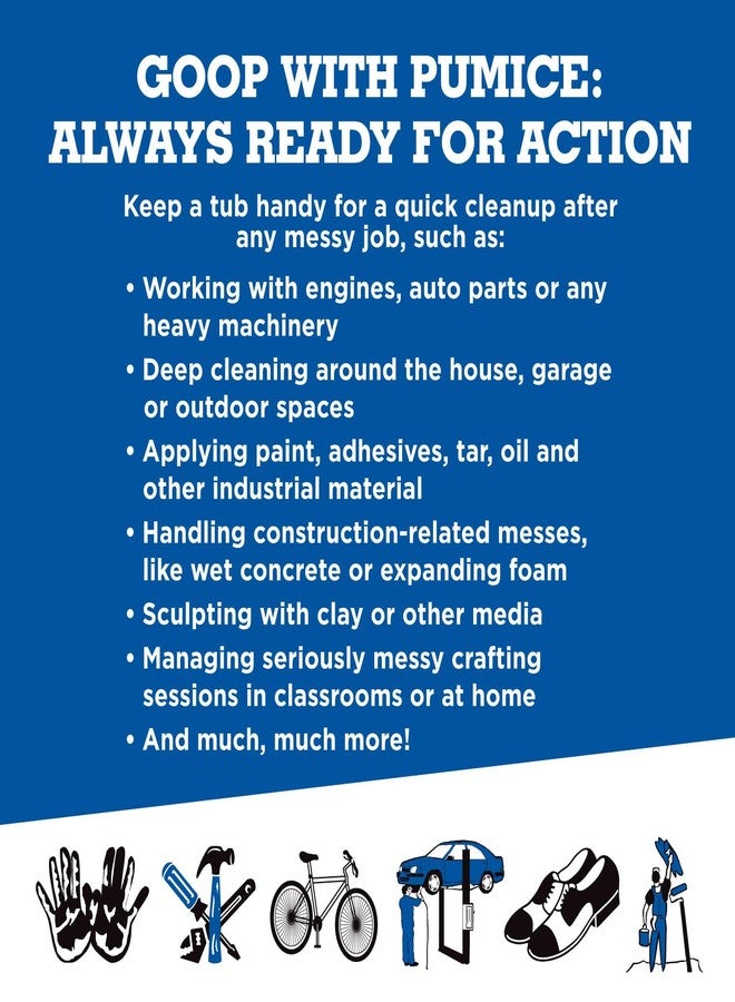 GOOP Hand Cleaner with Pumice 4.5 Lb. Can - Image 5